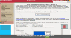 Desktop Screenshot of evora.geradordeprecos.info